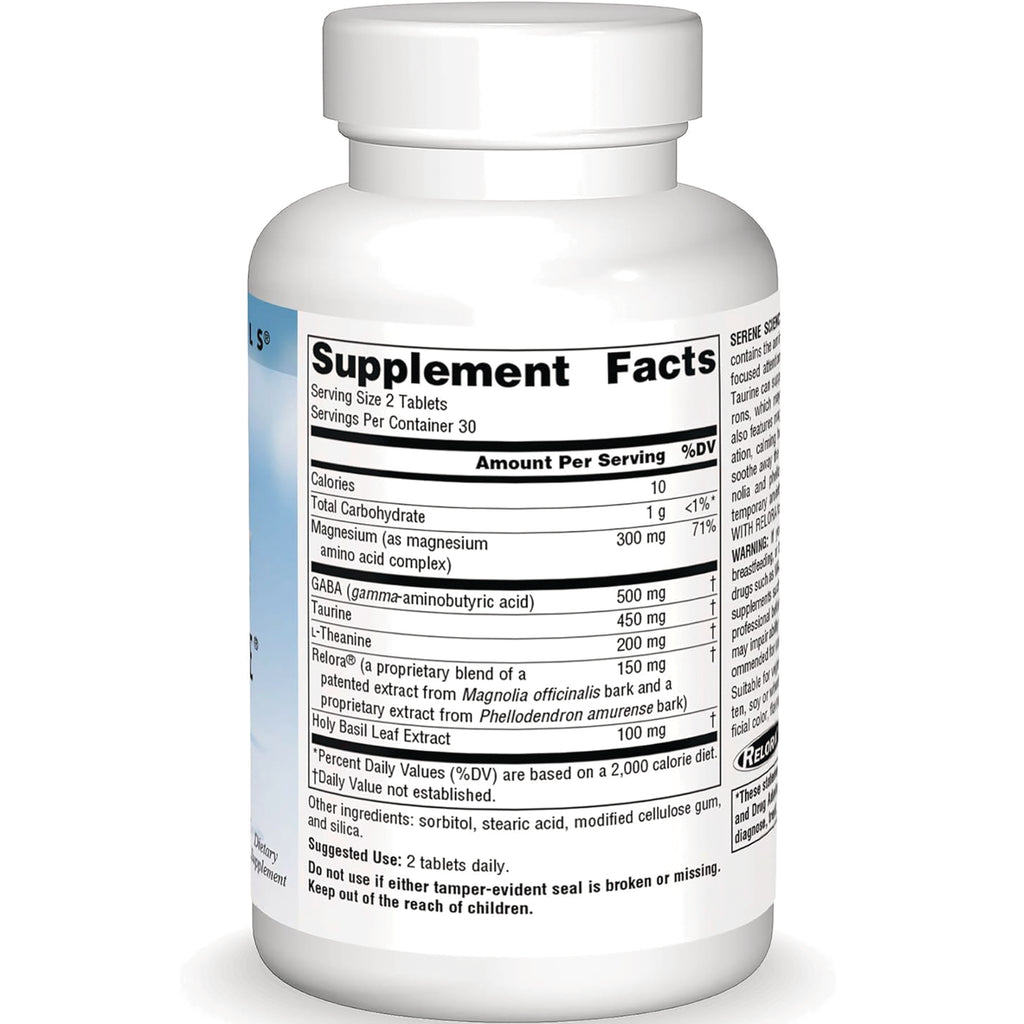 SN364 | Back label with Supplement Facts panel, ingredients, suggested use, and warnings - Thumbnail