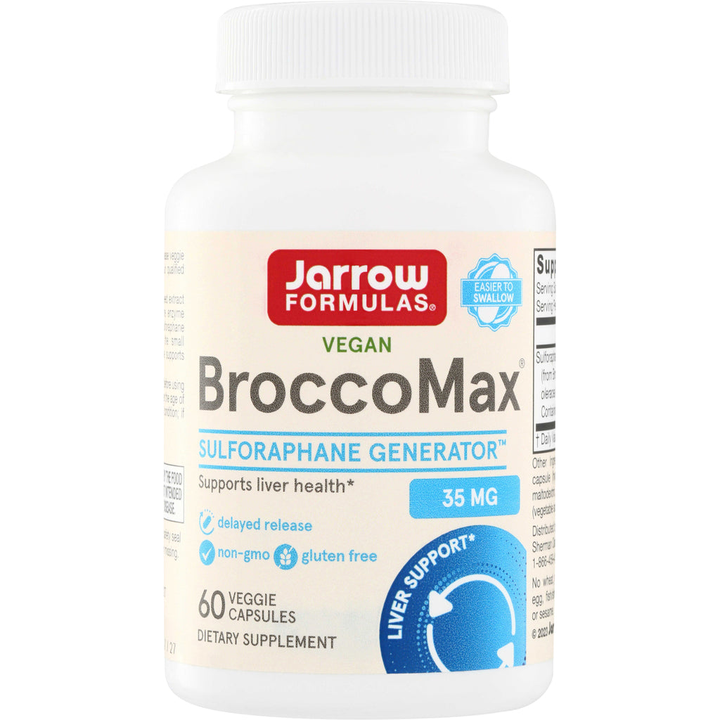 JR050 | Jarrow Formulas BroccoMax Sulforaphane Generator vegan supplement, 60 veggie capsules, 35 mg - Thumbnail