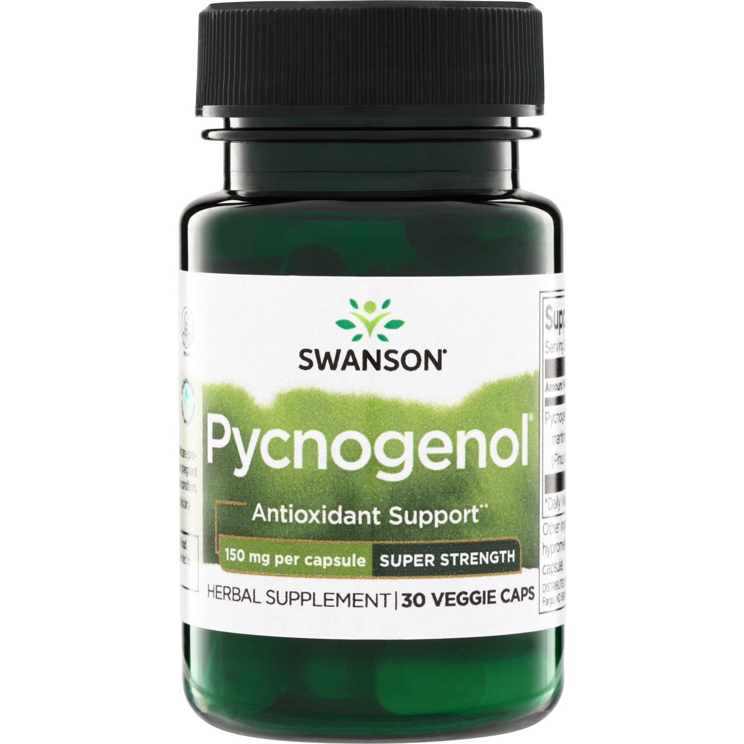 SWU890 | Swanson Pycnogenol, Antioxidant Support, 150 mg per capsule, Super Strength, 30 veggie caps