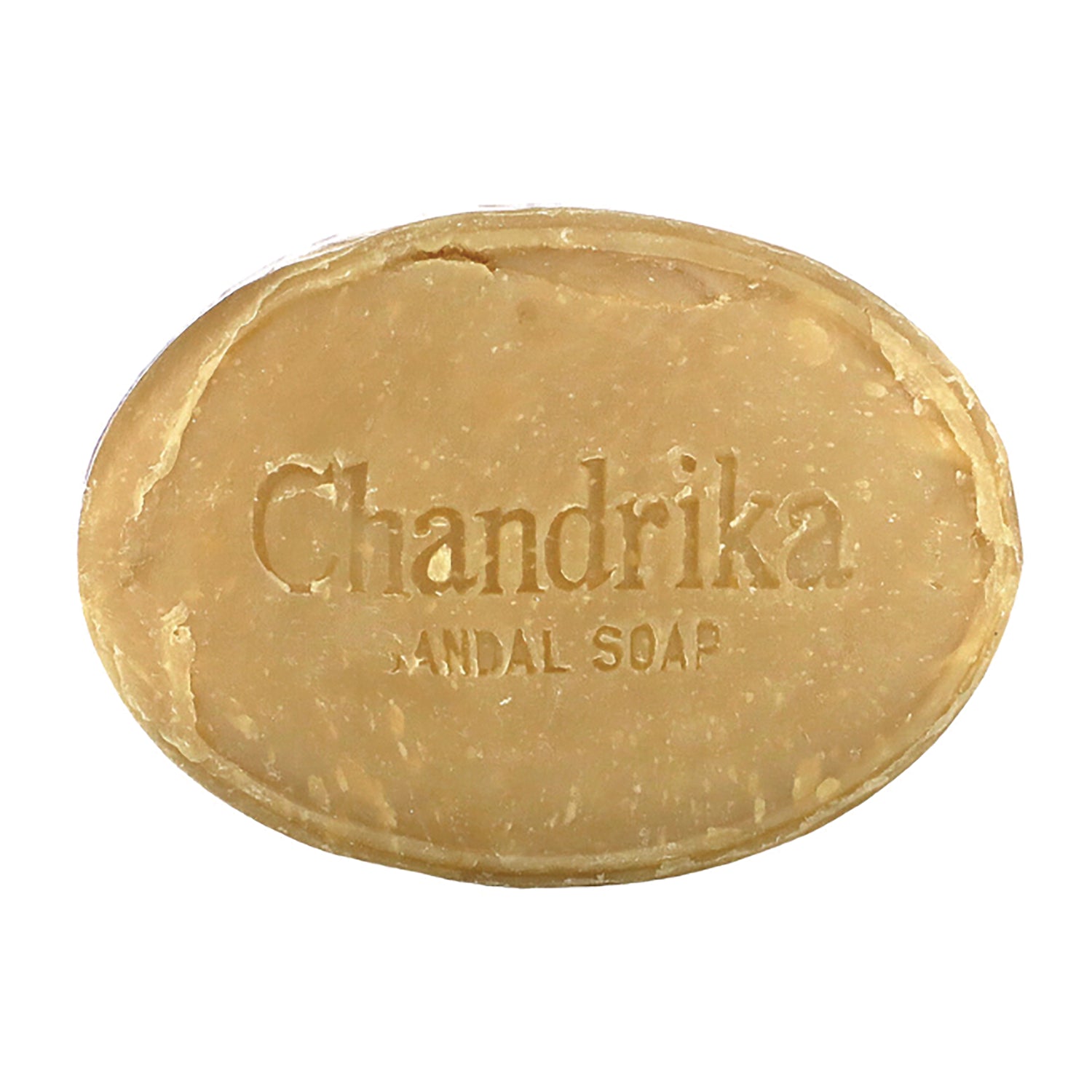 CDR001 | oval sandal soap bar embossed Chandrika SANDAL SOAP