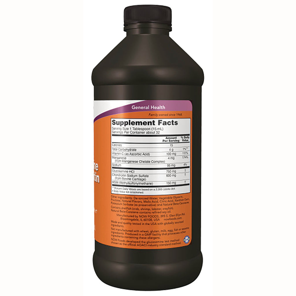 NWF061 | brown bottle back showing Supplement Facts label and ingredients panel - Thumbnail