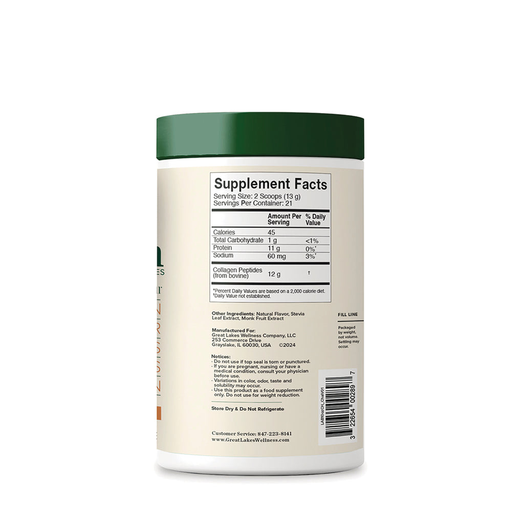 GLK016 | back of supplement bottle showing Supplement Facts panel, ingredient list, and barcode - Thumbnail