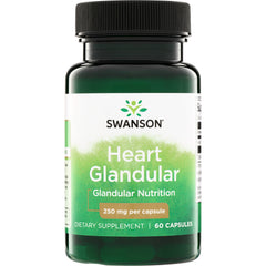 SW1226 | Swanson Heart Glandular supplement, Glandular Nutrition, 250 mg per capsule, 60 capsules bottle