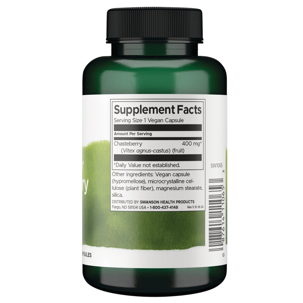 SW1065 | Back label with supplement facts and serving information - Thumbnail