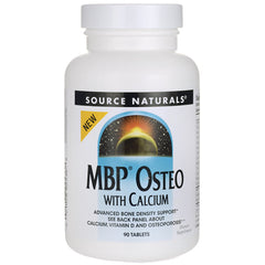 SN851 | Source Naturals MBP Osteo with Calcium, advanced bone density support, 90 tablets