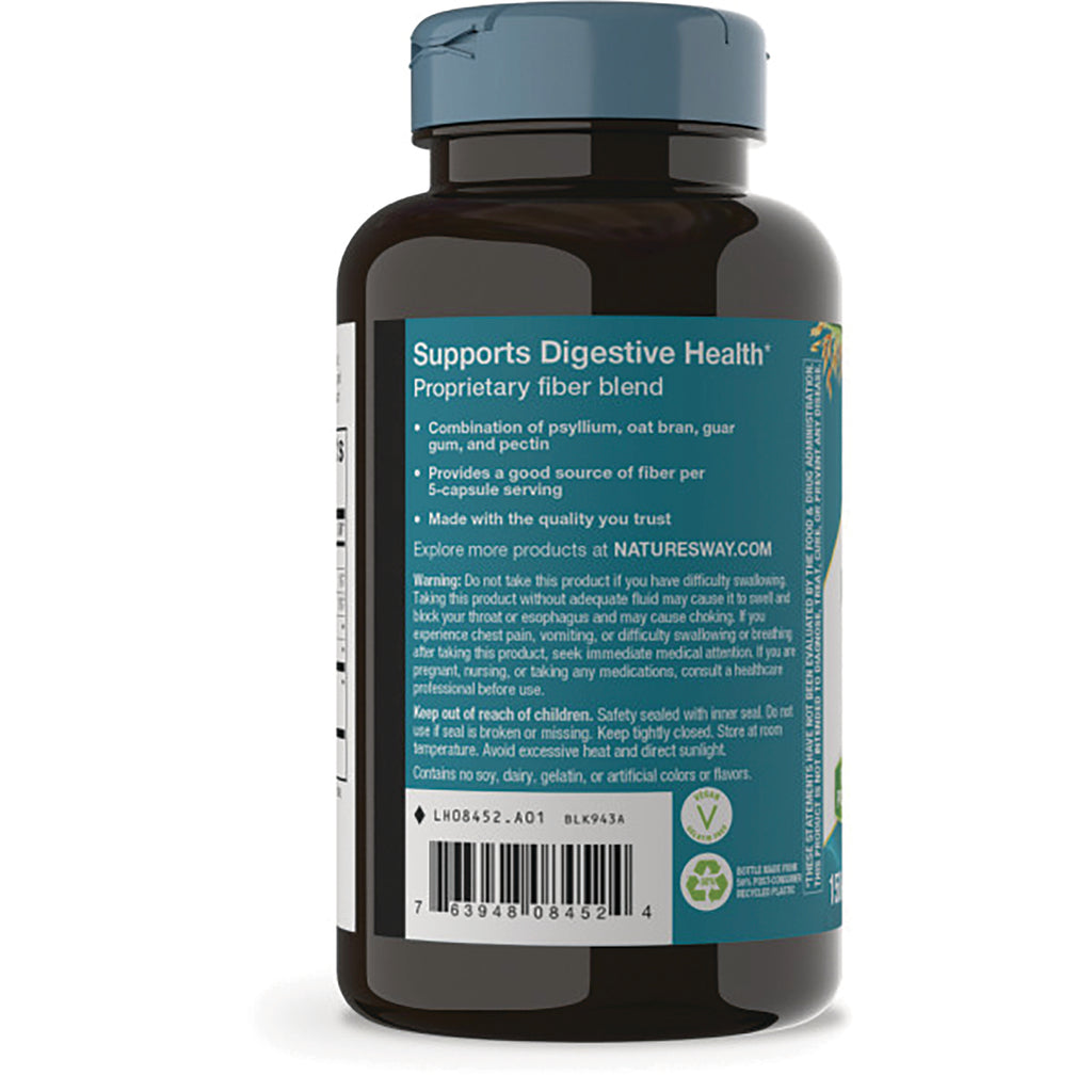 ET272 | Back label reading Supports Digestive Health, proprietary fiber blend, warning text and barcode - Thumbnail