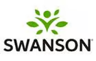 Swanson logo with green leaves and text on a white background