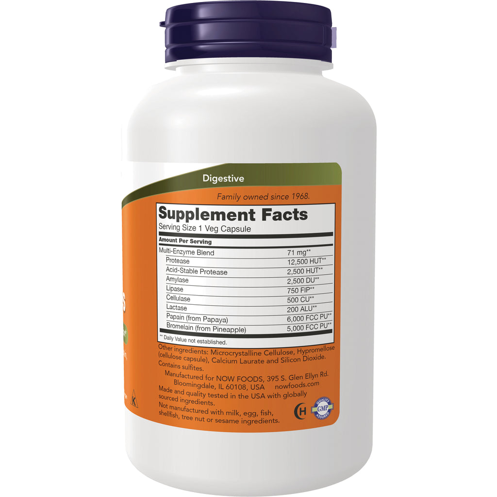 NWF1076 | Back of white supplement bottle showing Supplement Facts label and ingredients panel - Thumbnail