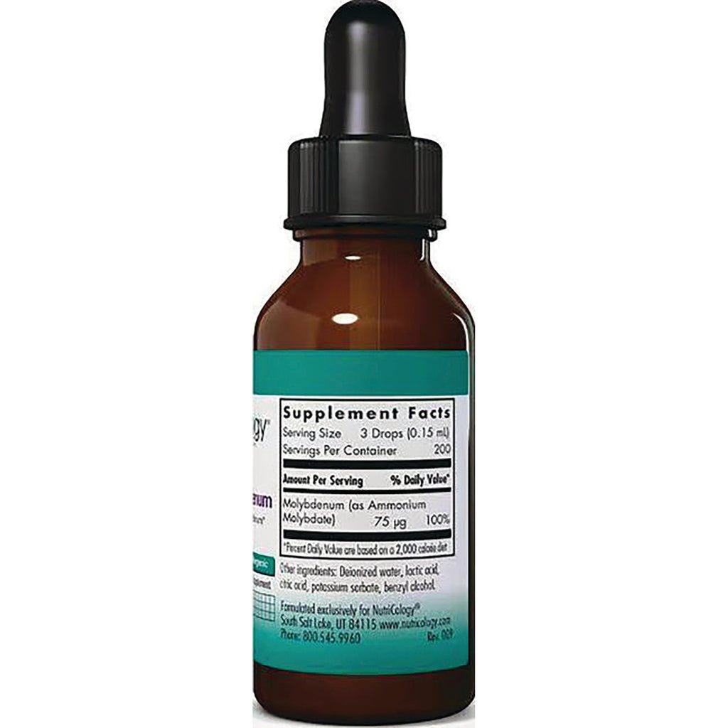 NCL102 | brown dropper bottle back label showing Supplement Facts and ingredient information - Thumbnail