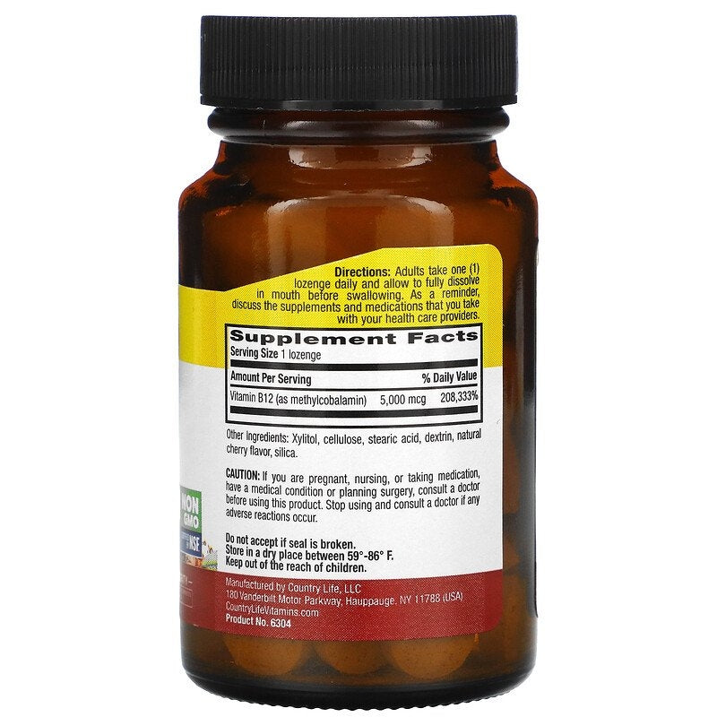 CRL596 | back of amber supplement bottle showing Supplement Facts panel, directions, and ingredients - Thumbnail