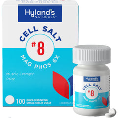 HY268 | Hyland's Cell Salt #8 Mag Phos 6X box and bottle with white tablets