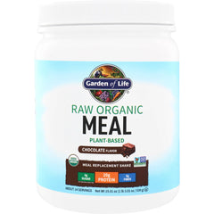 GLF157 | Garden of Life Raw Organic Meal Plant-Based Chocolate meal replacement shake, 20g protein