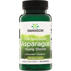 SW1397 | Swanson Full Spectrum Asparagus Young Shoots, 400 mg per capsule, 60 capsules
