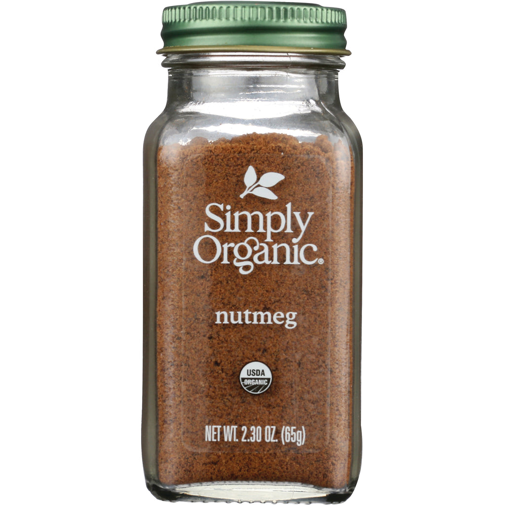 Simply Organic nutmeg glass jar 2.30 oz (65g) - Thumbnail
