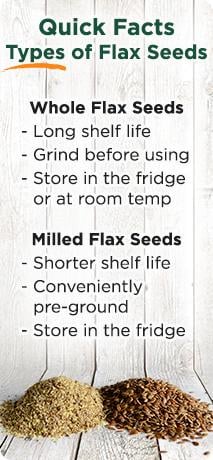 whole vs milled flax seeds