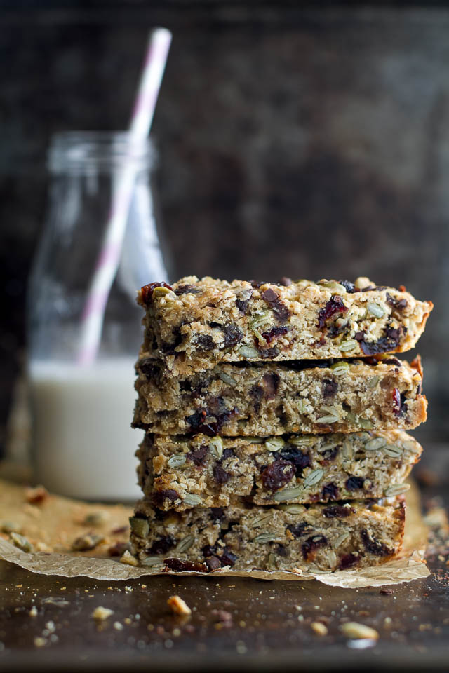Chewy Trail Mix Protein Granola Bars