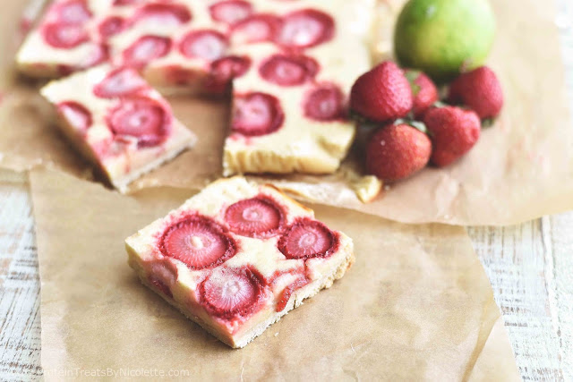 Strawberry Limeade Protein Bars