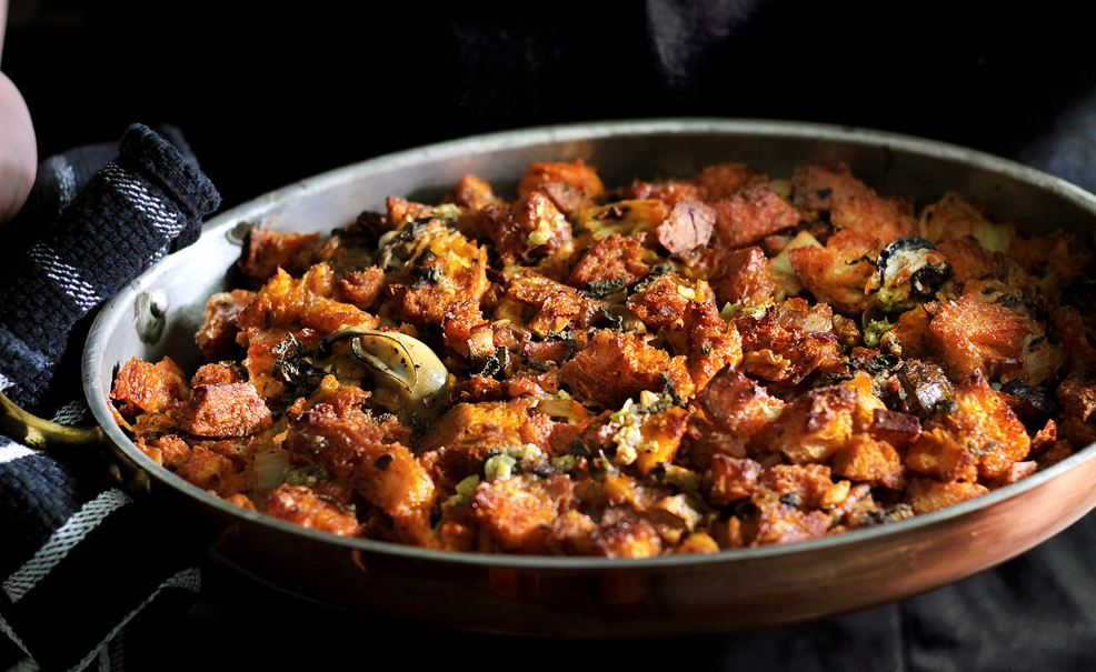 Oyster and Kimchi Stuffing (Dressing) Recipe