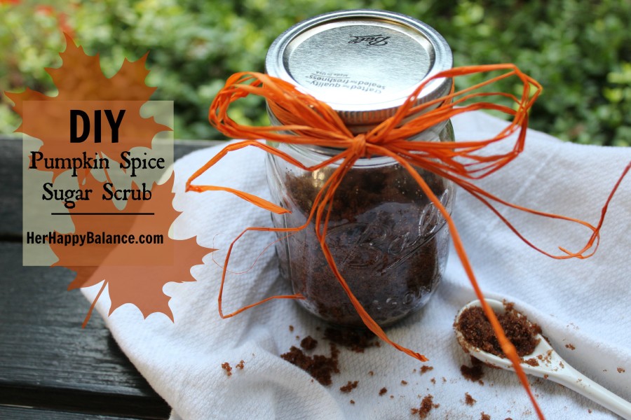 DIY Pumpkin Spice Sugar Scrub – Her Happy Balance