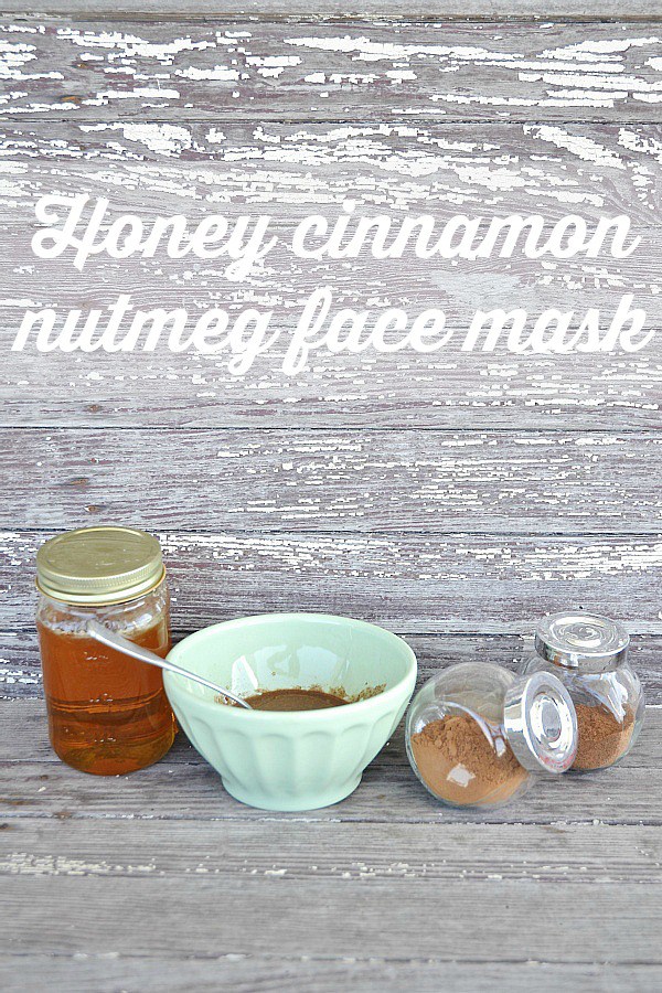 honey cinnamon nutmeg face mask