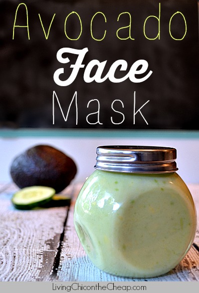 avocado face mask DIY recipe