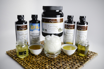 coconut oil and other healthy cooking oils