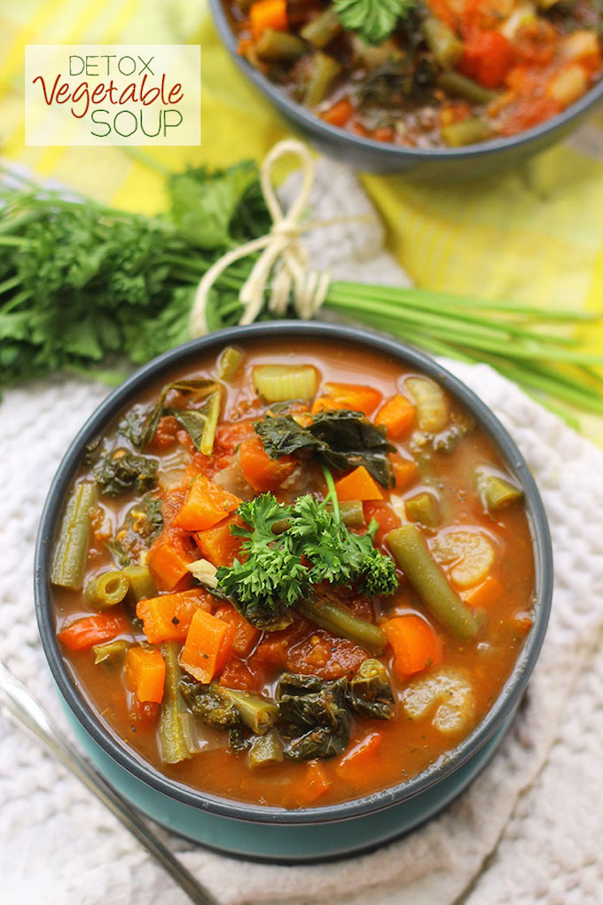 detox vegetable soup recipe for spring body cleanse