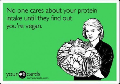 vegetarian protein meme