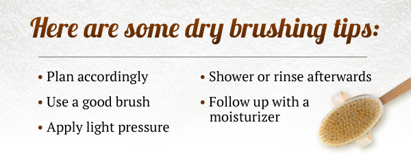dry brushing tips