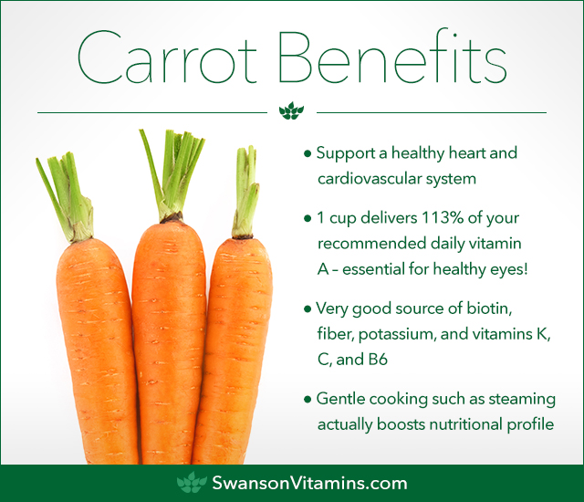 carrot health nutrition benefits