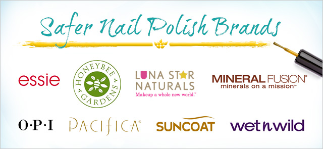 safer nail polish brands - less toxic ingredients
