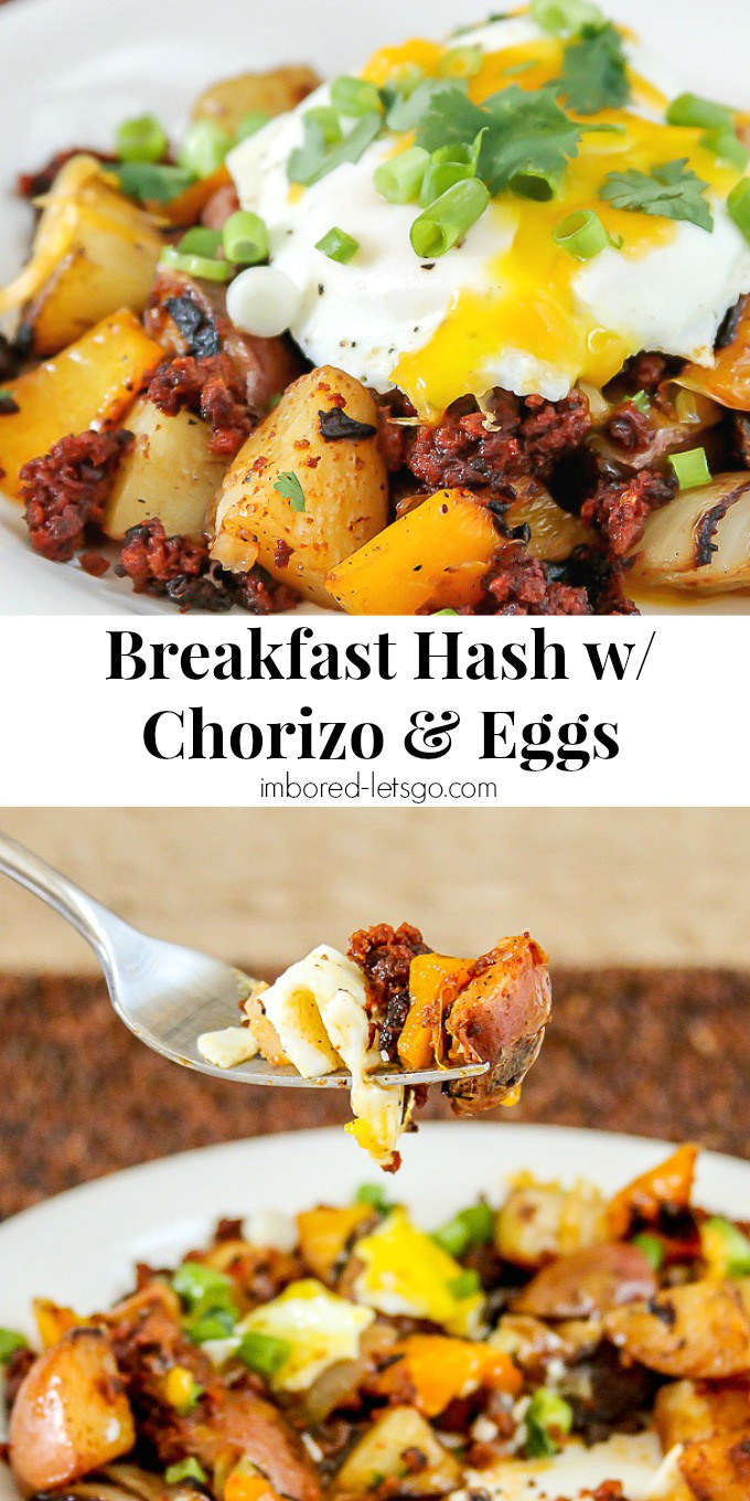 Breakfast Hash with Chorizo & Eggs