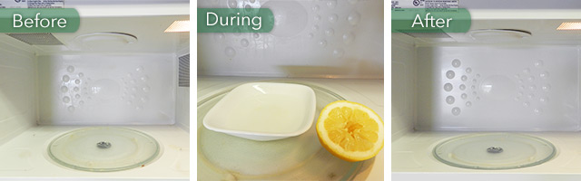 using lemons in the microwave