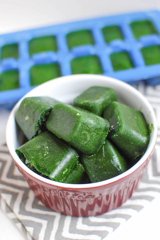 Frozen Spinach Cubes