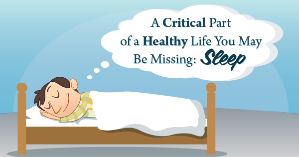 test-A Critical Part of a Healthy Life You May Be Missing: Sleep