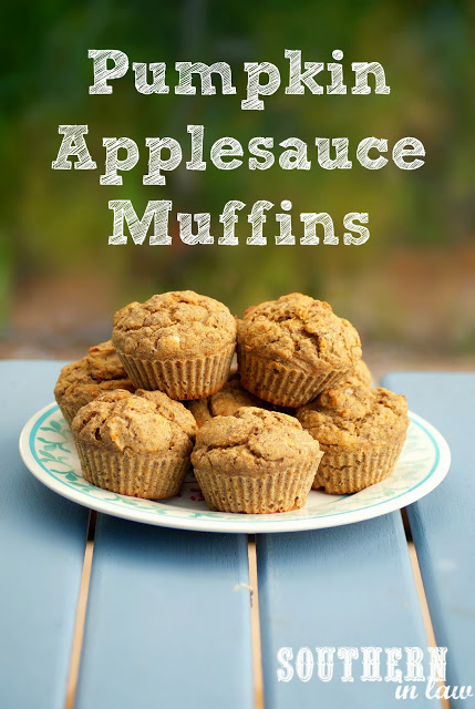 pumpkin applesauce muffins recipe