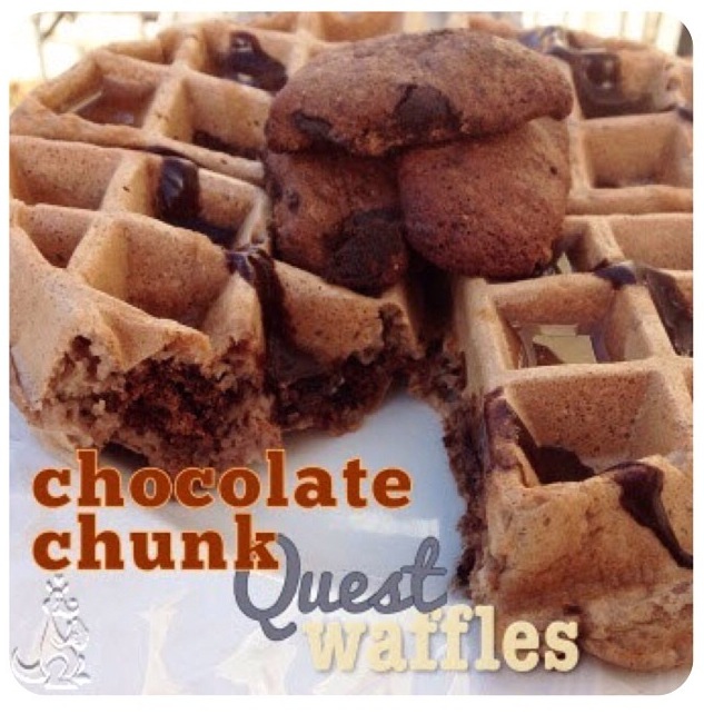Chocolate Chunk Quest Waffles