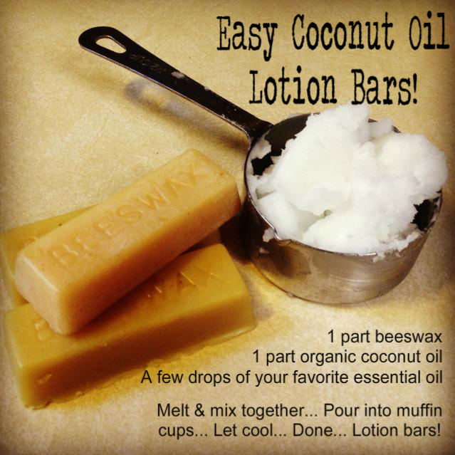 Coconut Oil Lotion Bars
