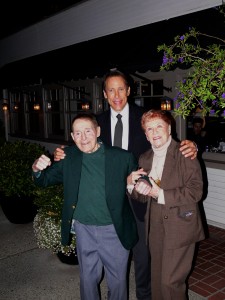 Lee Swanson with Jack and Elaine LaLanne