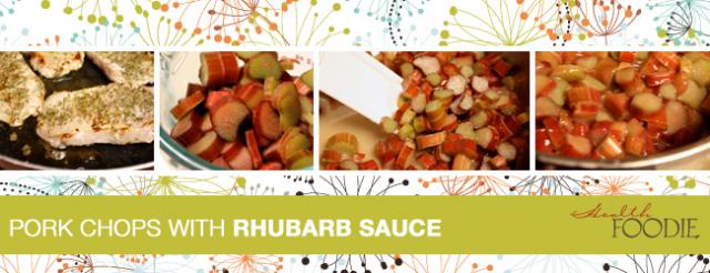 test-Recipe: Pork Chops with Rhubarb Sauce