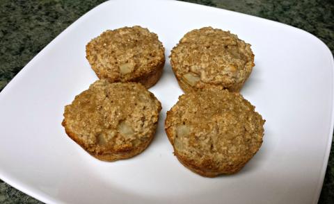 Whole Wheat Pear Muffins