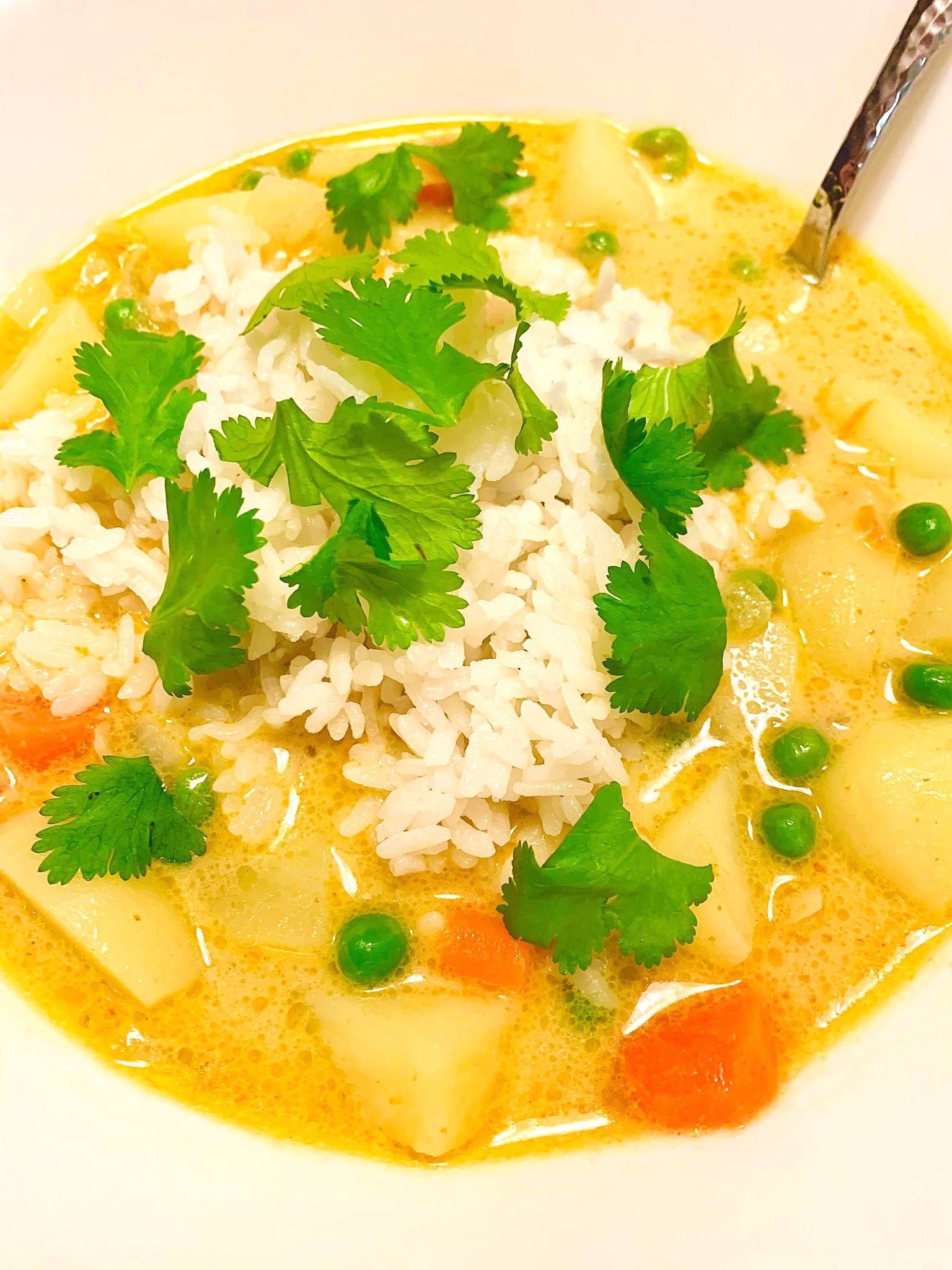 Yellow Thai Curry for a Meatless Meal