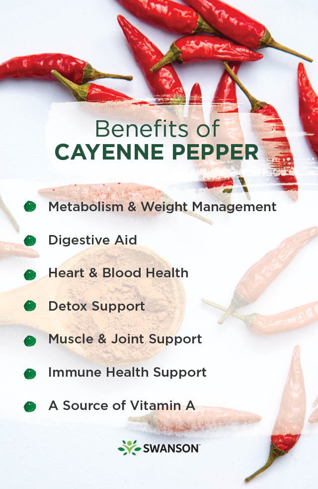Top health benefits of cayenne pepper