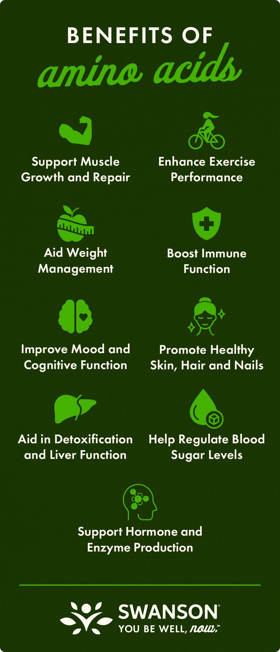 Benefits of amino acids