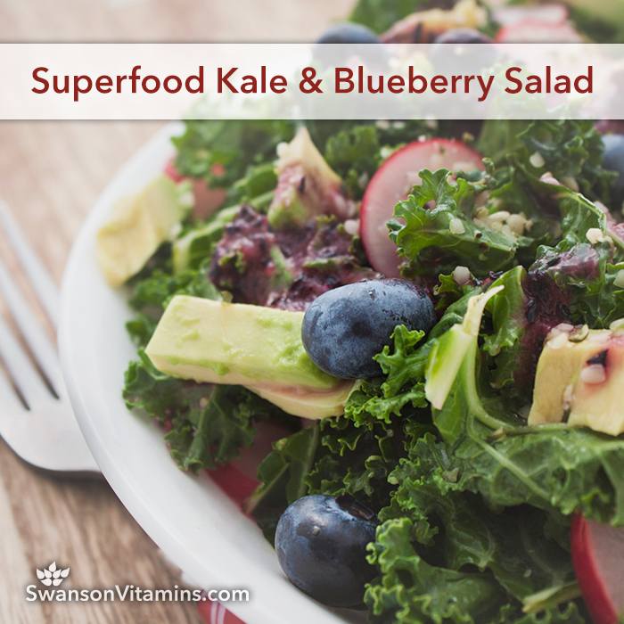 Superfood Kale & Blueberry Salad