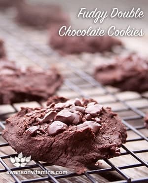 Fudgy Double Chocolate Cookies